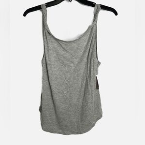 NWT Melrose and Market Gray Twist Strap Tank Top